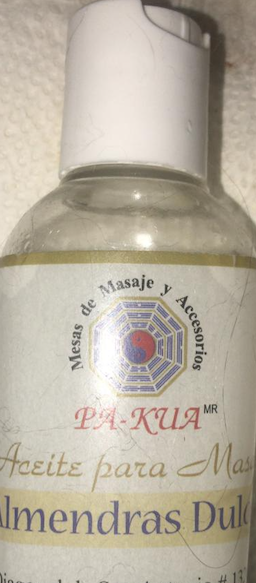 Aceite para masaje relajante de almendras "PAKUA" 20ml